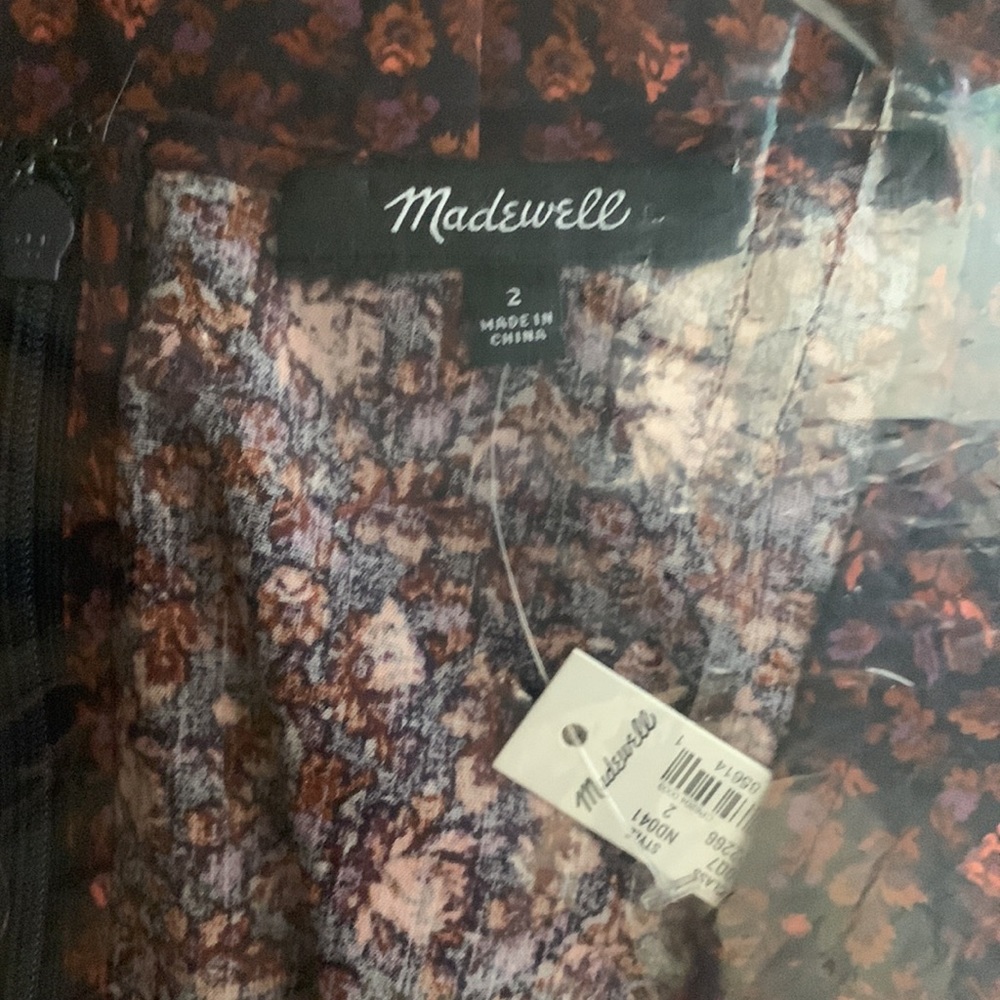 Madewell Aidy Square-neck Tiered Midi Dress in Orchard Floral - Picture 7 of 7